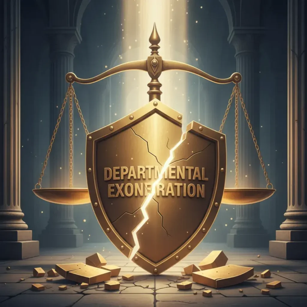 Departmental exoneration