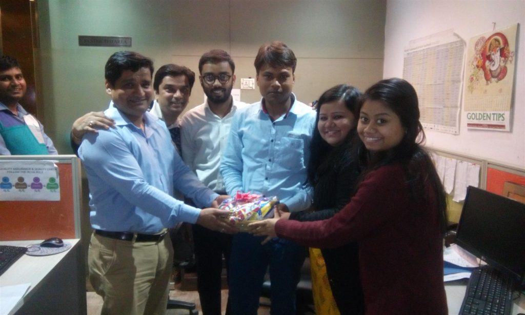 Gift received by survir singh and team