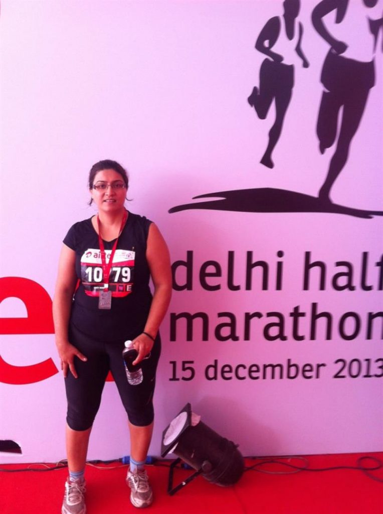 Delhi Half marathon, Lucy Rana 2013