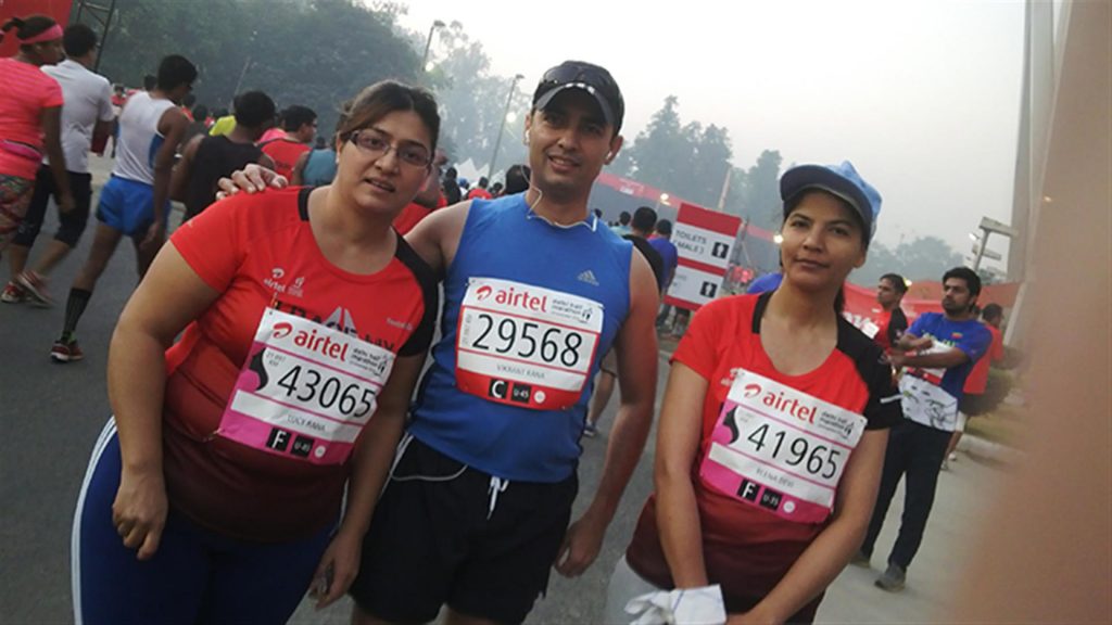 S.S. Rana & Co., Vikrant Rana & Lucy Rana Celebrate Delhi Half Marathon 2014
