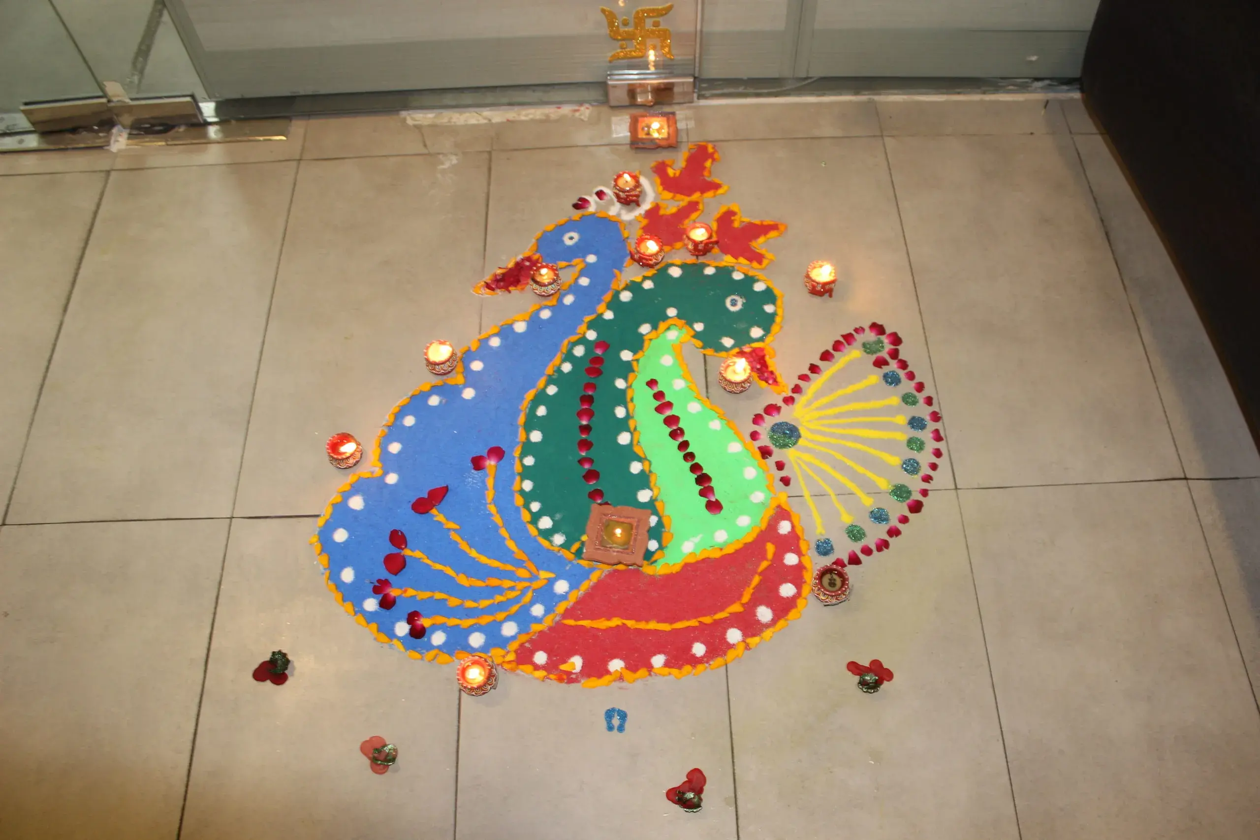 Indian Arts Design on Diwali festival