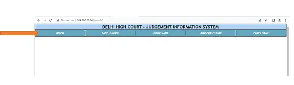 Delhi High Judgement Information System