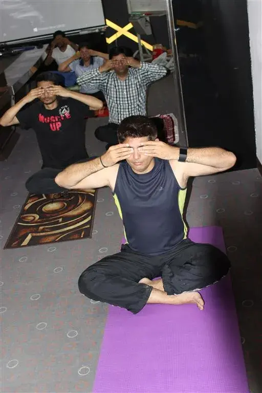 Fun in Yoga Session