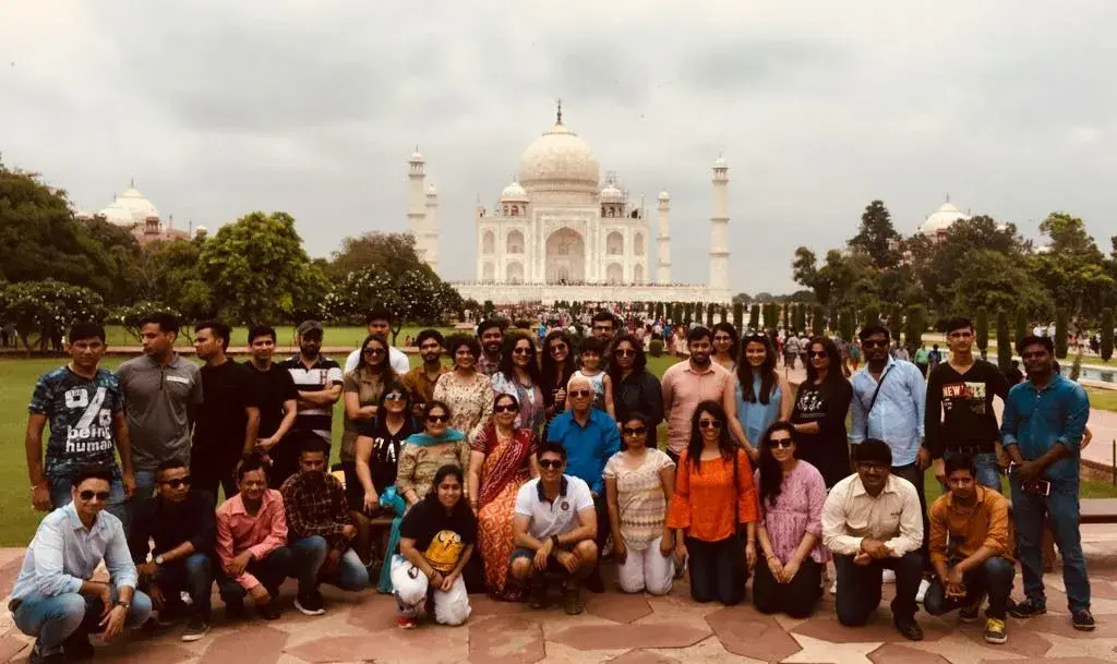Group of SSRana at Taj Mahal Agra 2018