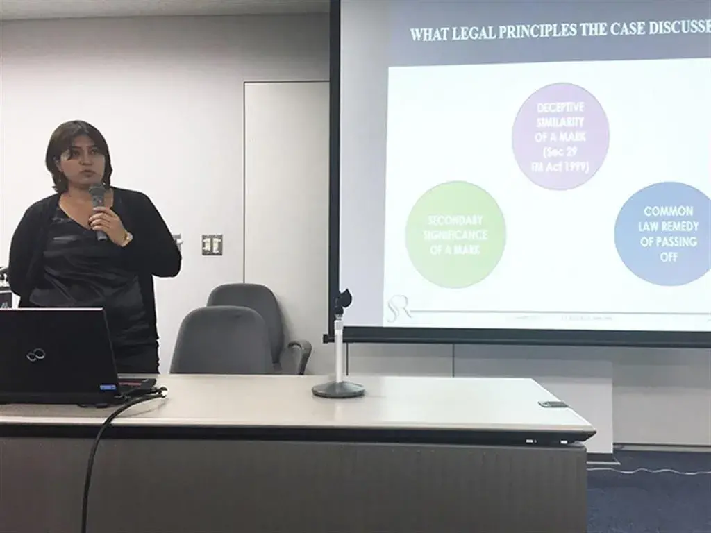 Lucy Rana gives talk on Legal Principle 2015