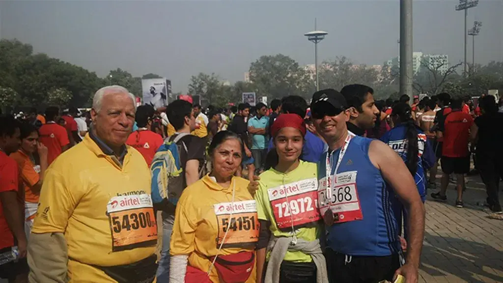 Delhi Half Marathon, Vikrant Rana, Sohan Singh Rana & Bindra Rana