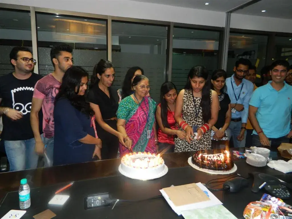 Cake Cutting at the SSR Office