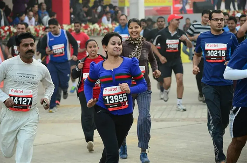 Delhi Half Marathon runner SSR