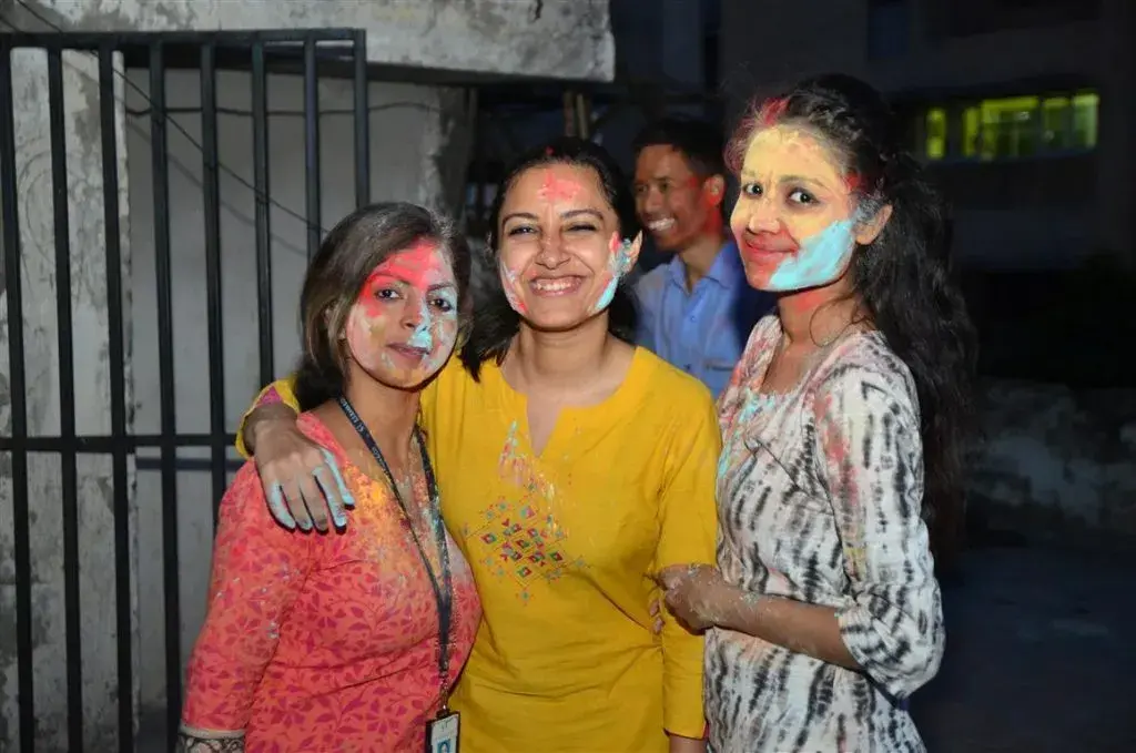 Holi festival colors