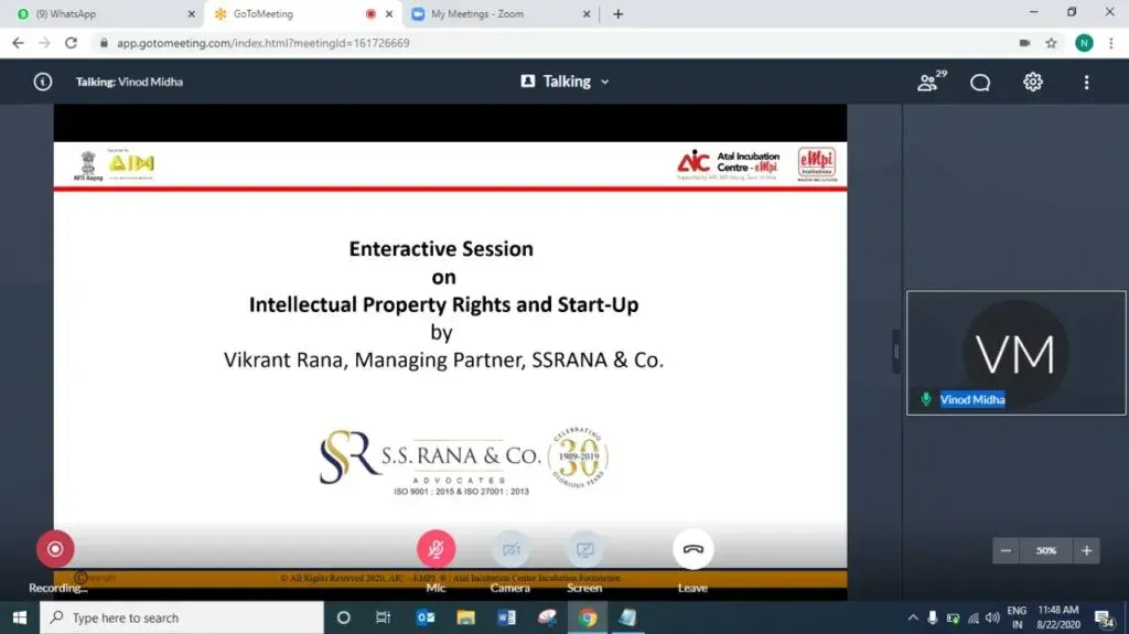 Intellectual Property Rights & Start-Up