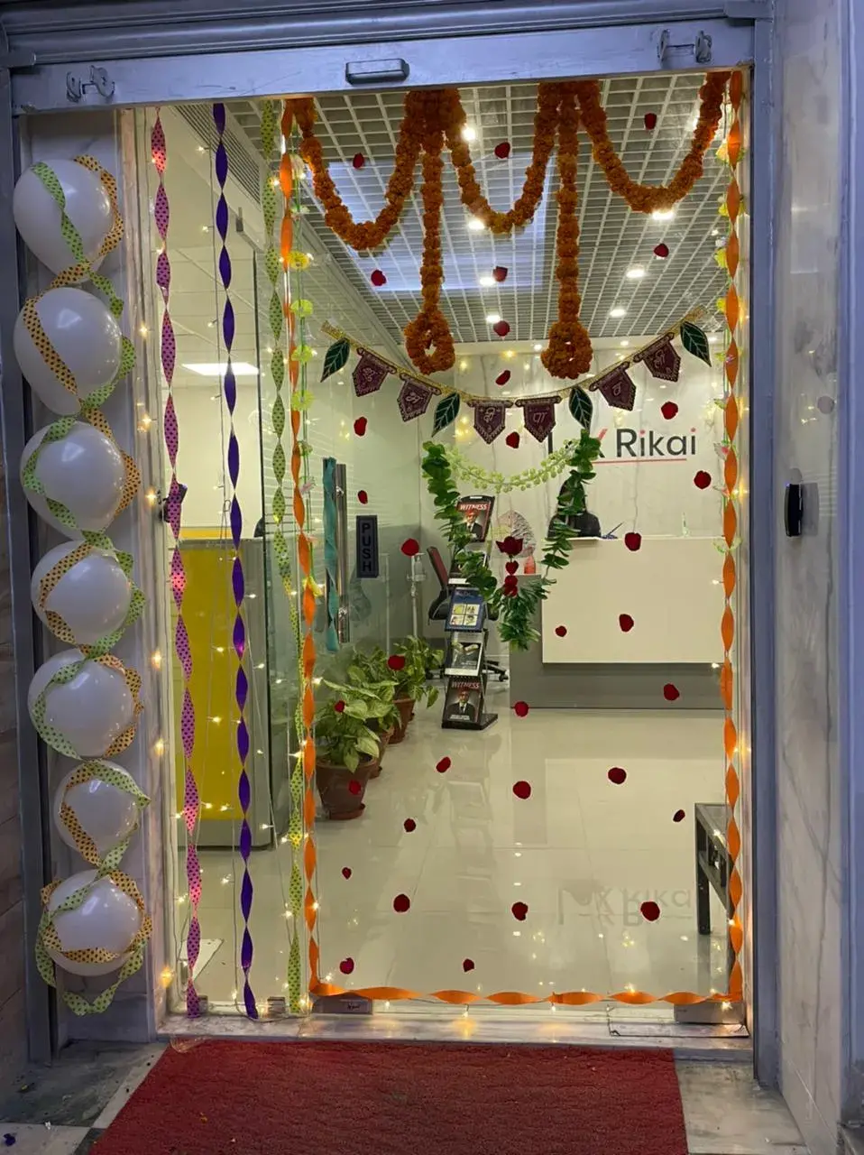 Door decoration on Diwali 2021