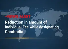 Reduction in amount of Cambodia