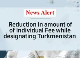 Individual Fee while designating Turkmenistan
