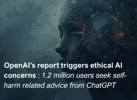 ethical AI concerns 1.2 million users seek self-harm related advice from ChatGPT