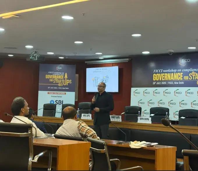 FICCI Workshop on Compliance and Governance for Startups- July, 2025
