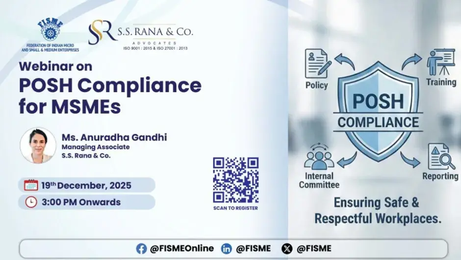 Webinar on POSH Compliance for MSMEs