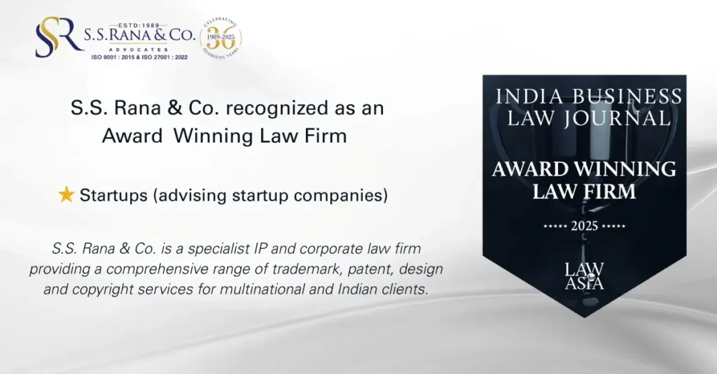 S.S. Rana & Co. Recognized as an Award-Winning Law Firm