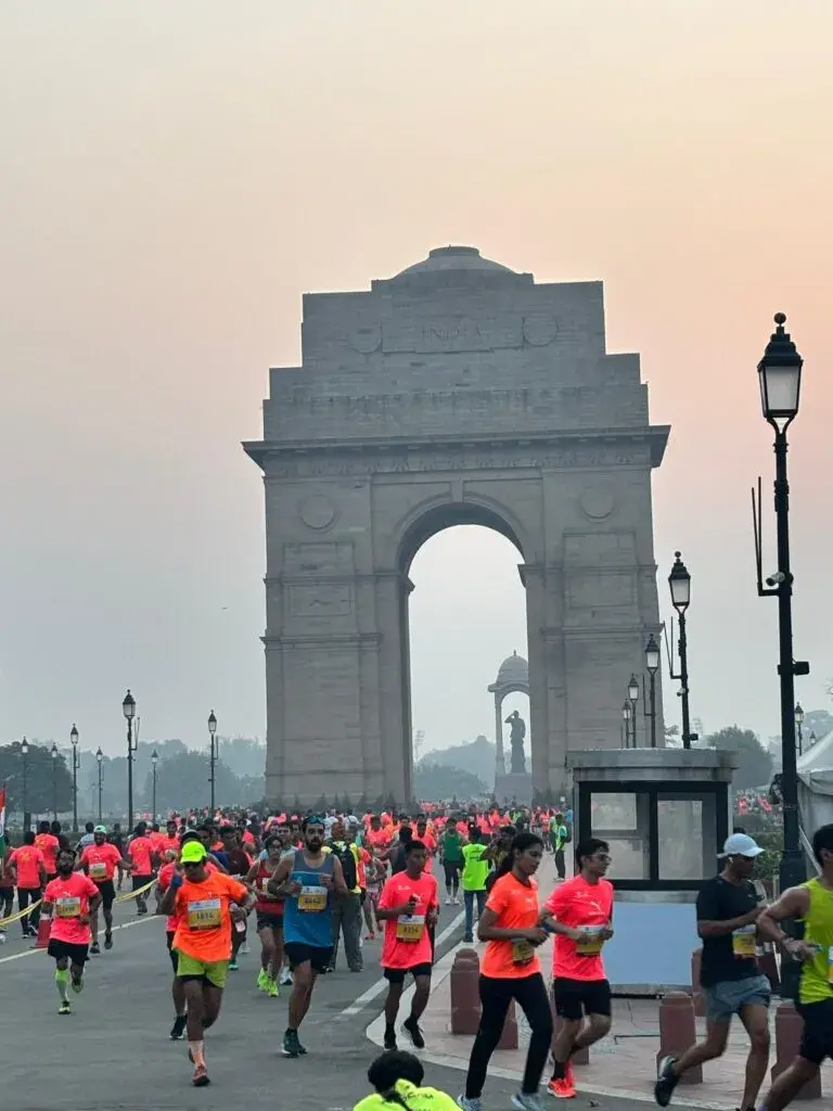 Vendanta Marathon 21km Interval at India Gate