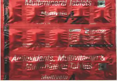 IMPUGNED TRADE DRESS (PREVEGO) - Multi Mineral Tablets