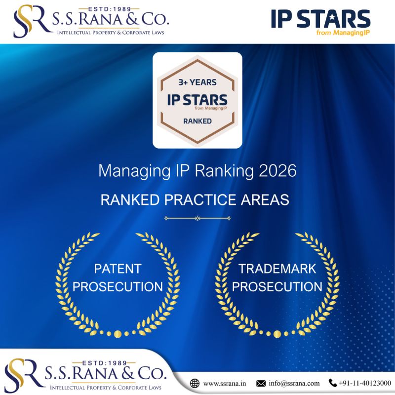SSrana Ranked - Patent and Trademark Prosecution