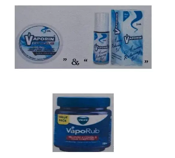 The products in question