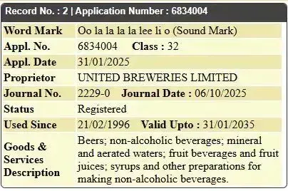 Class 32 (non alcoholic beverages