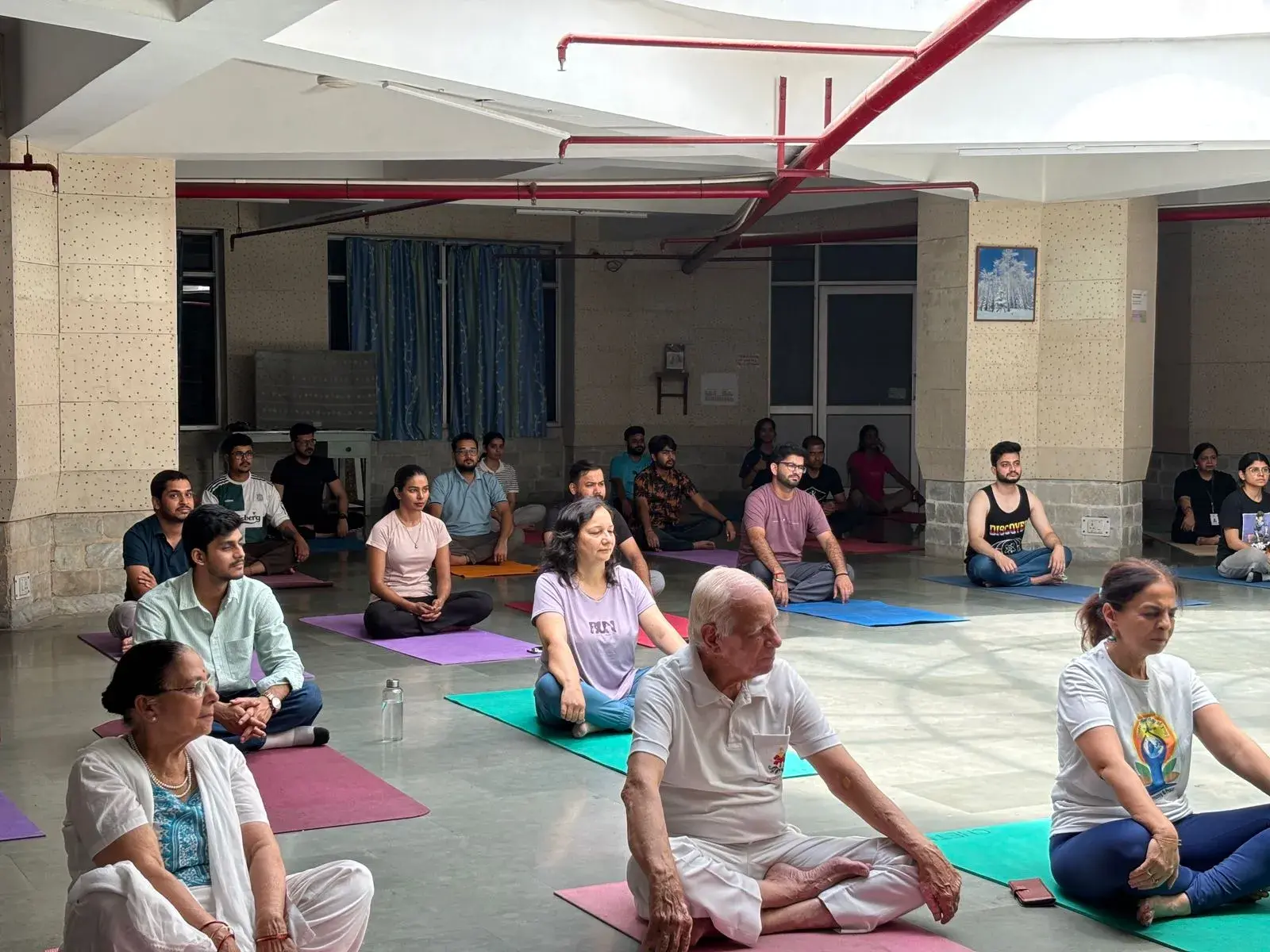 Founding Partners at Yoga Day celebration