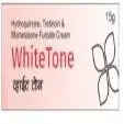 White Tone Logo and packaging