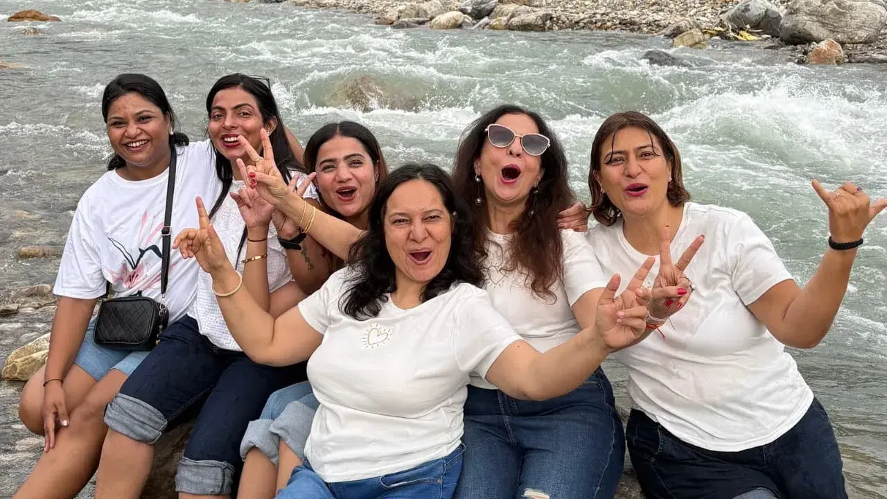 Fun time at River team together
