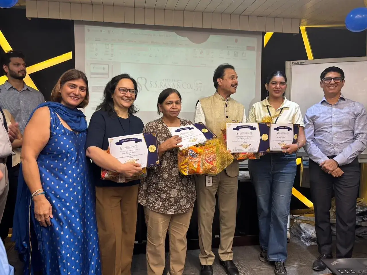 Tender Team Receives award 37th year Celebration