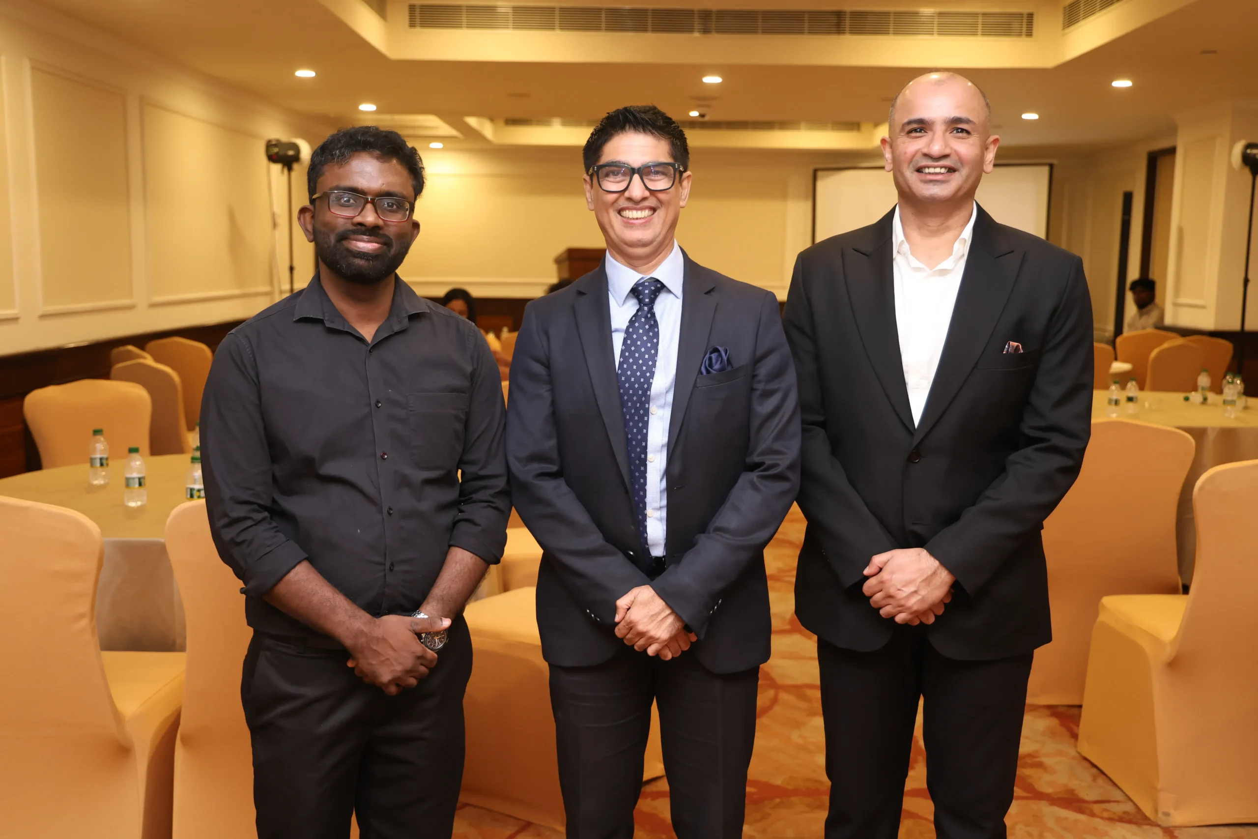 Vikrant Rana, Johnny Solomon Raj and Rupin Chopra at Celebration