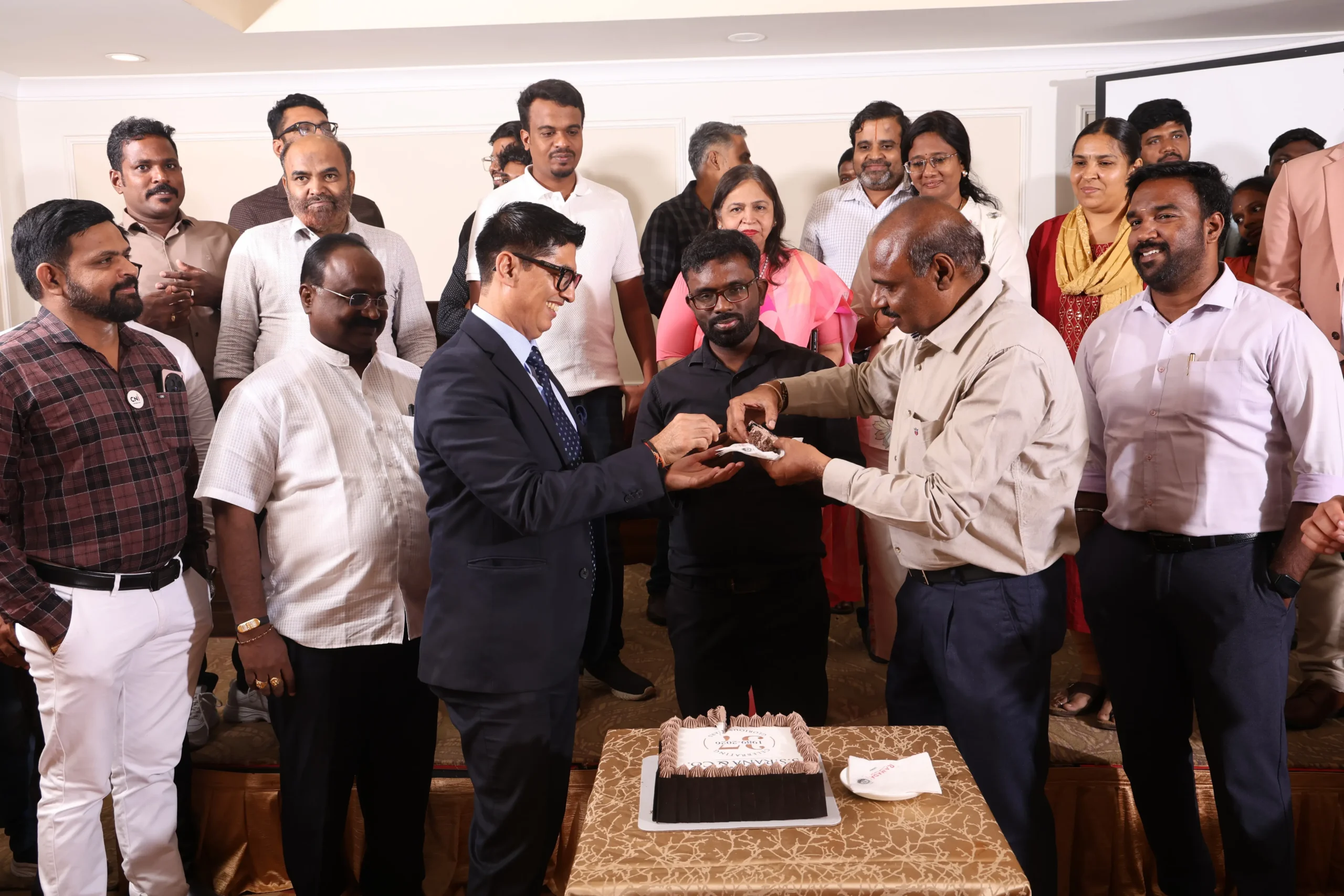 Cake Cutting at Event